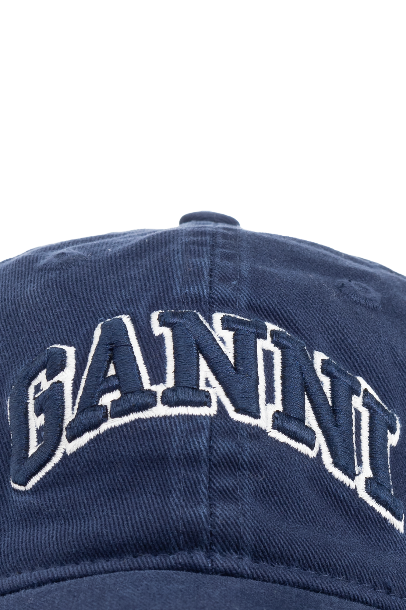 ☆Ganni☆ Logo Corduroy Ball Cap Dark Navy A6472642 Ganni Corduroy Cap Hat in Dark Navy | REVOLVE